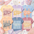 Custom School Team Shirt, Personalized Mascot Pride T-Shirt