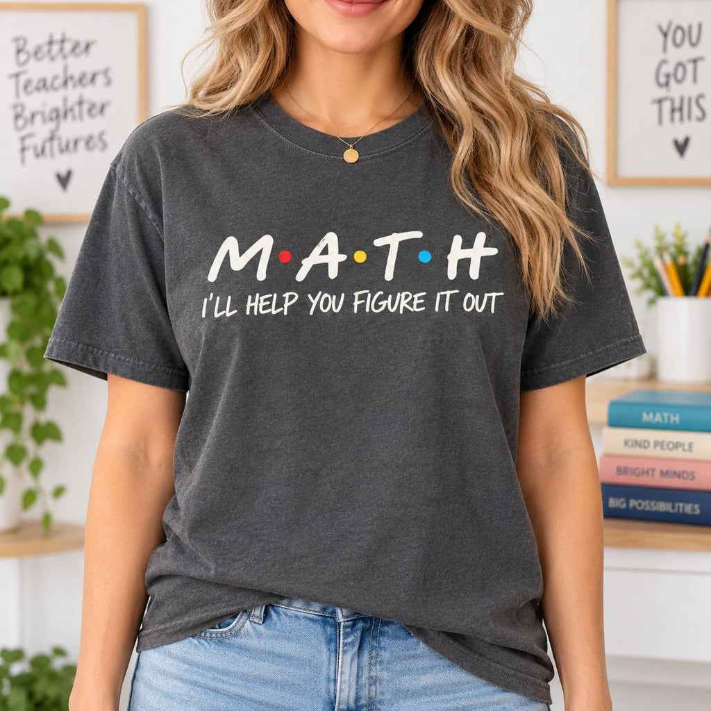 Funny Math Teacher Shirt, Cute Back to School Math Graphic T-Shirt - product image 1