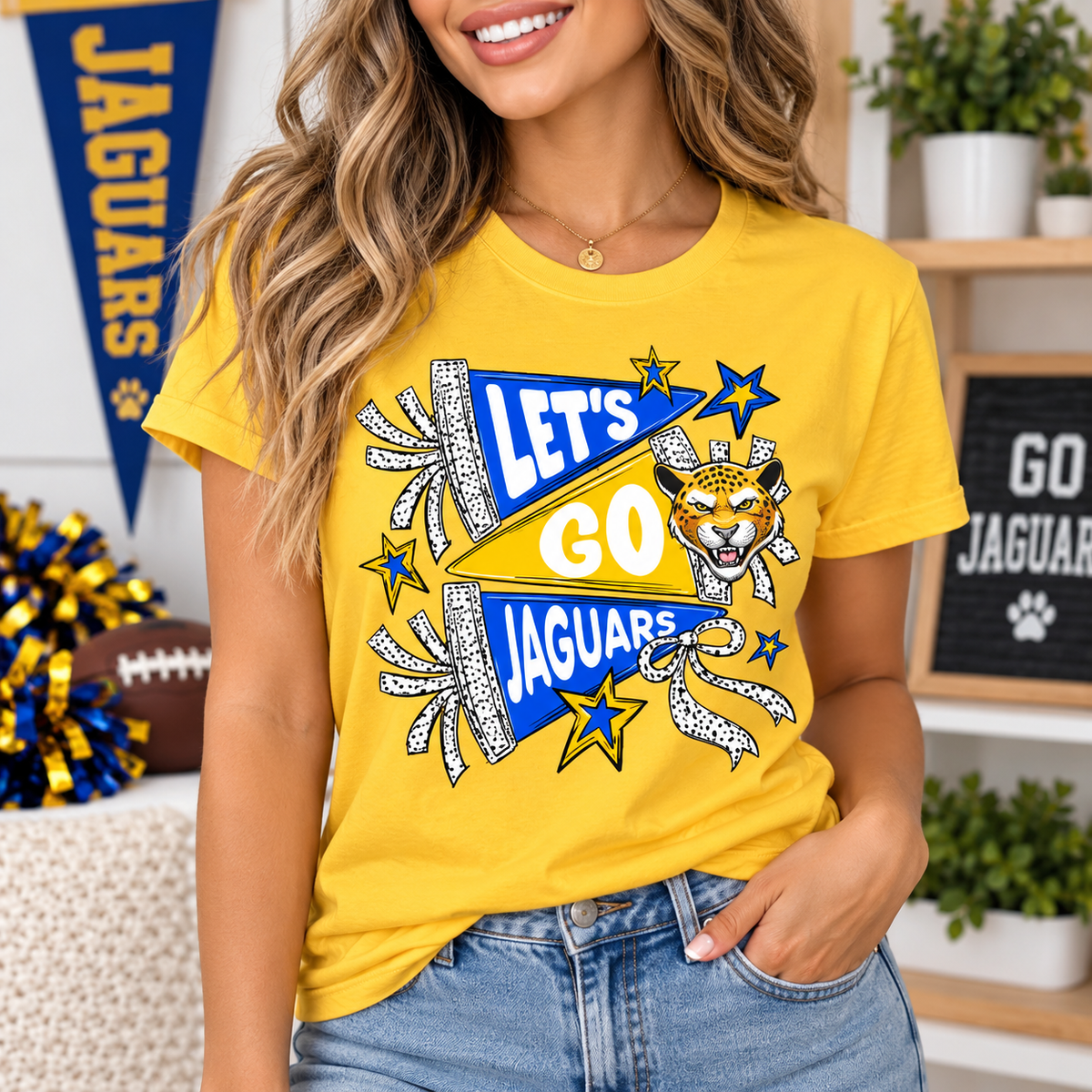 Personalized Vintage School Spirit T-Shirt, Custom Pennant Family Gift