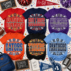 Personalized School Spirit Shirt, Custom Mascot Team T-Shirt