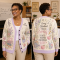 Personalized Music Teacher Cardigan, Cute Educator Appreciation Gift Sweater – product image 1