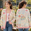 Personalized Teacher Cardigan, Grateful Educator Appreciation Gift Sweater – product image 1