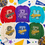 Custom School Mascot Sweatshirt, Personalized College Spirit Crewneck