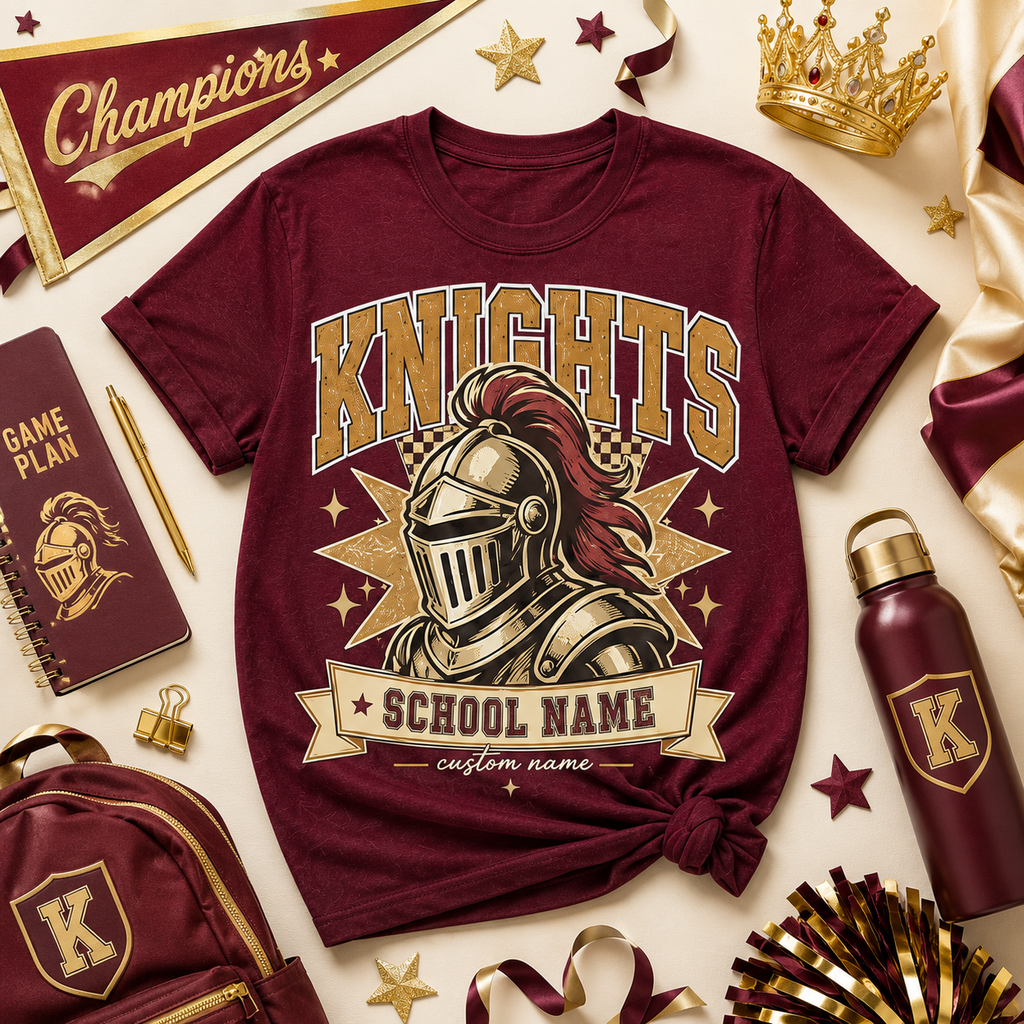 Personalized School Mascot Shirt, Custom Team Spirit T-Shirt – product image 4