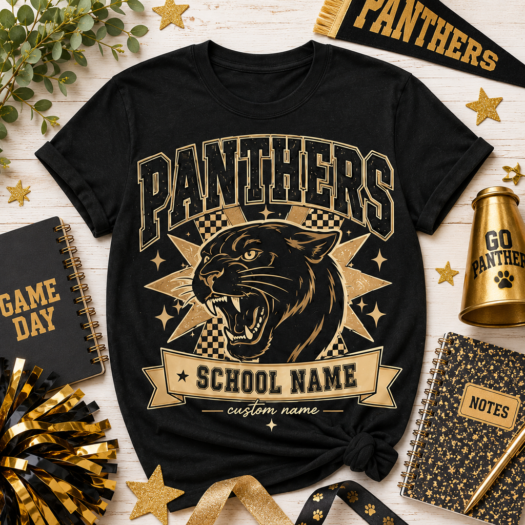Personalized School Mascot Shirt, Custom Team Spirit T-Shirt – product image 5