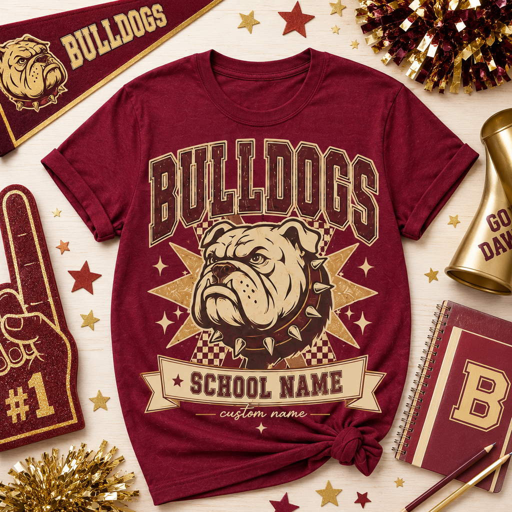 Personalized School Mascot Shirt, Custom Team Spirit T-Shirt – product image 6