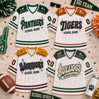 Personalized Football Jersey, Custom School Mascot Team Spirit Jersey, Game Day Shirt