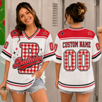 Personalized Football Jersey, Custom School Initial Mascot Team Spirit Jersey – product image 4