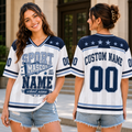 Custom Football Jersey, Personalized School Mascot Spirit Jersey