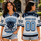 Personalized Football Jersey, Custom School Mascot Team Jersey – product image 5