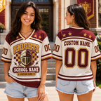 Personalized Football Jersey, Custom School Mascot Team Jersey – product image 6