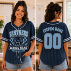 Personalized School Mascot Baseball Jersey, Custom School Spirit Shirt – product image 5