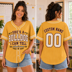Custom School Spirit Baseball Jersey, Personalized Mascot Team Shirt – product image 2
