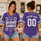 Personalized Floral Baseball Jersey, Custom School Mascot Spirit Shirt – product image 3