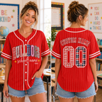 Personalized School Mascot Baseball Jersey, Custom Team Name Spirit Shirt – product image 6