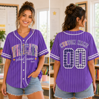 Personalized School Mascot Baseball Jersey, Custom Team Name Spirit Shirt – product image 4