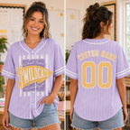 Personalized School Pennant Baseball Jersey, Custom Mascot Spirit Shirt – product image 2
