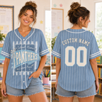 Personalized School Pennant Baseball Jersey, Custom Mascot Spirit Shirt – product image 5