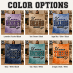 Personalized Checkered Stadium Fleece Throw, Custom Team Spirit Blanket