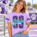 Custom School Mascot T-Shirt, Camo Varsity Game Day Spirit Apparel
