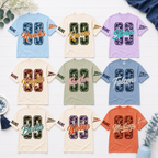 Custom School Mascot T-Shirt, Camo Varsity Game Day Spirit Apparel
