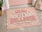 Personalized College Dorm Doormat, Custom School Spirit Room Mat