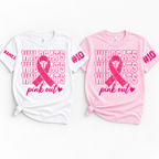Custom Pink Out Support T-Shirt, Breast Cancer Awareness Gift