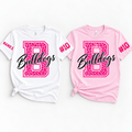 Pink Out Football T-Shirt, Custom Mascot Breast Cancer Awareness Wear
