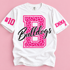 Pink Out Football T-Shirt, Custom Mascot Breast Cancer Awareness Wear