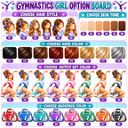 Personalized Gymnastics Christmas Ornament, Custom Gymnast Girl Team Gift
