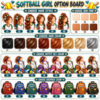 Personalized Girls Softball Team Ornament, Custom Team Name Christmas Decor
