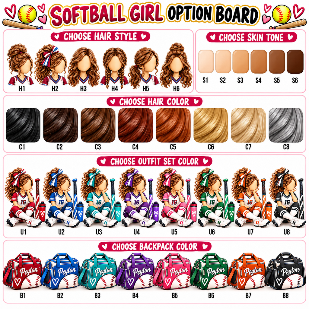 Personalized Softball Keepsake Ornament, Custom Player Name & Number Gift