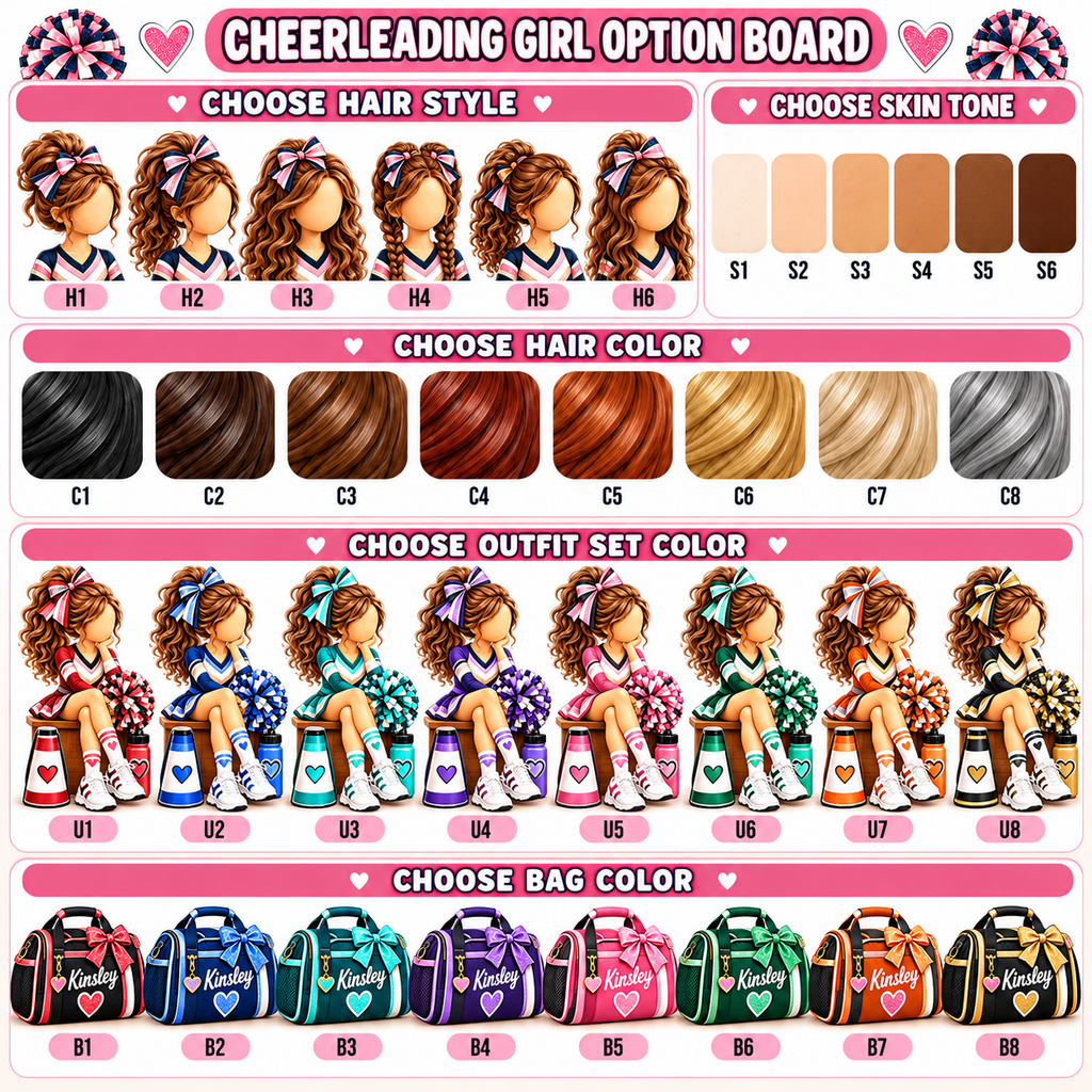 Personalized Cheer Squad Christmas Ornament, Custom Team Name Tree Decor