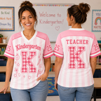 Custom Grade School Jersey, Personalized Back to School Gift