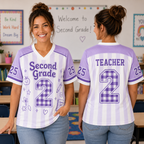 Custom Grade School Jersey, Personalized Back to School Gift