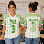 Custom Grade School Jersey, Personalized Back to School Gift