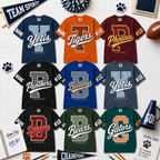 Custom Plaid Mascot T-Shirt, School Spirit Game Day Gift
