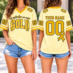In September We Wear Gold Jersey, Cancer Warrior Support Tribute Gift - product image 1
