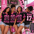 Tackle Cancer Football Jersey, Breast Cancer Supporter Tribute Gift - product image 2