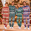 Custom Team Logo Ugly Christmas Pajama Set, Matching Family Holiday Sleepwear