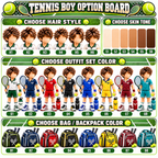 Personalized Tennis Christmas Ornament for Boys, Custom Team Player Gift