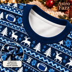 Personalized Mascot Holiday Pajamas, Custom Logo Team Spirit Set