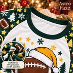 Custom Name & Number Holiday Pajamas, Christmas Team Family Sleepwear