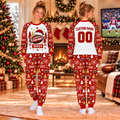 Custom Team Name Family Sleepwear, Matching Family Pajamas, Football Fan Gift