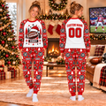 Custom Team Name Pajamas Family Matching Christmas Pajamas Game Day Football Season Set