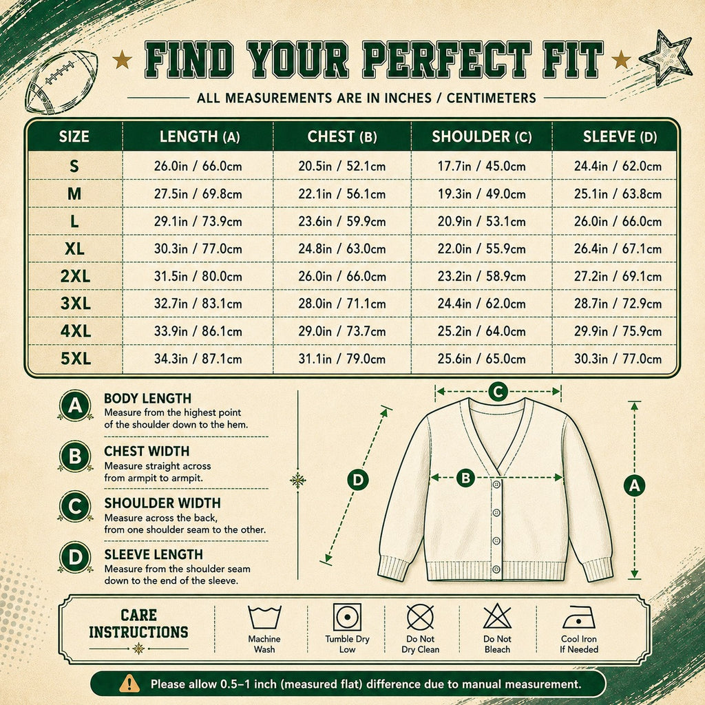 Personalized College Varsity Cardigan, Custom School Spirit Mascot Sweater – product image 7