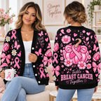 Tackle Breast Cancer Together Cardigan – view 3
