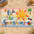Be the Sunshine Teacher Beach Towel, Cute Educator Summer Break Gift