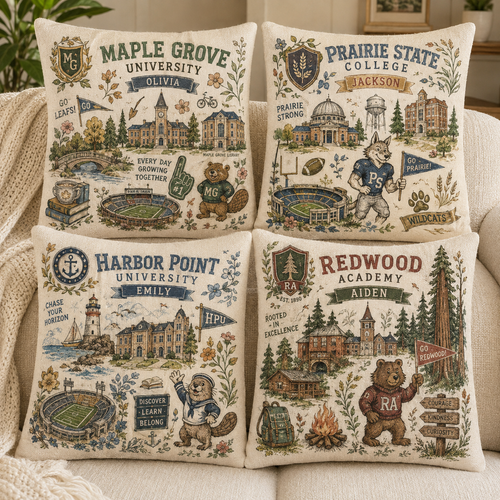 Custom College Pillow