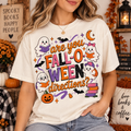 Fall O Ween Directions T-Shirt, Spooky Season Bookish Ghost Tee